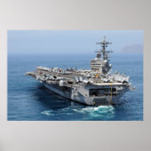 USS George H.W. Struik (CVN 77) Poster (Voorkant)