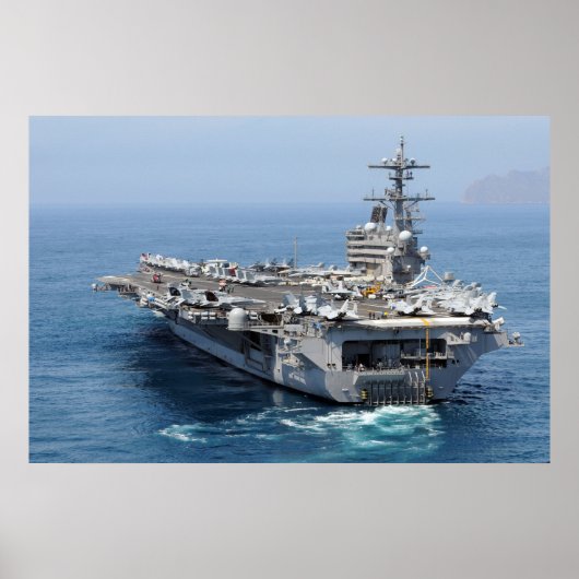USS George H.W. Struik (CVN 77) Poster (Voorkant)