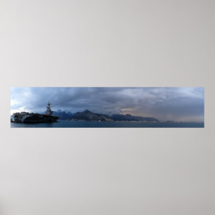 USS George H.W. Struik (CVN 77) Poster