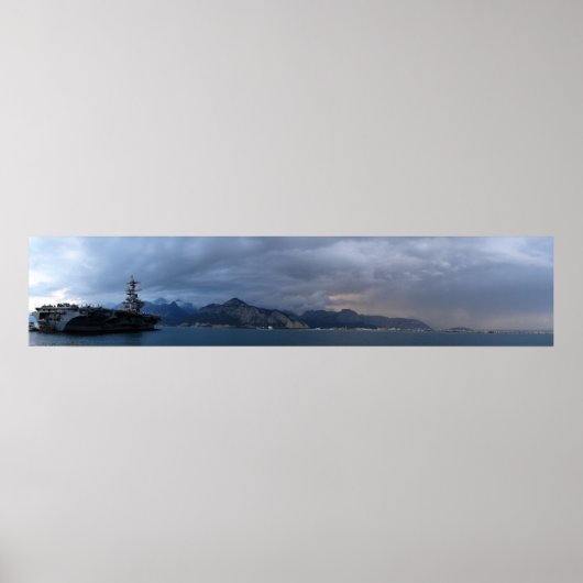 USS George H.W. Struik (CVN 77) Poster (Voorkant)