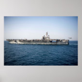 USS George H.W. Struik (CVN 77) Poster (Voorkant)