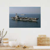 USS George H.W. Struik (CVN 77) Poster (Keuken)