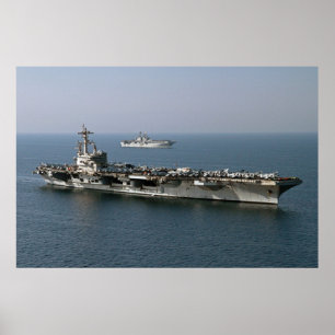 USS George H.W. Struik (CVN 77) Poster
