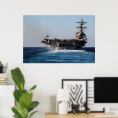 USS George H.W. Struik (CVN 77) Poster (Thuiskantoor)