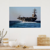 USS George H.W. Struik (CVN 77) Poster (Keuken)