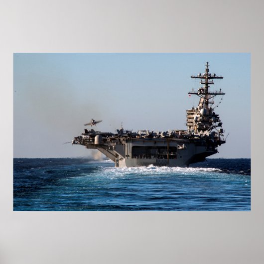 USS George H.W. Struik (CVN 77) Poster (Voorkant)