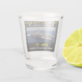 USS George H.W. Struik (CVN-77) Shot Glas (Achterkant)