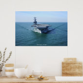 USS George H. W. struik Poster (Keuken)