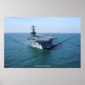 USS George H. W. struik Poster (Voorkant)