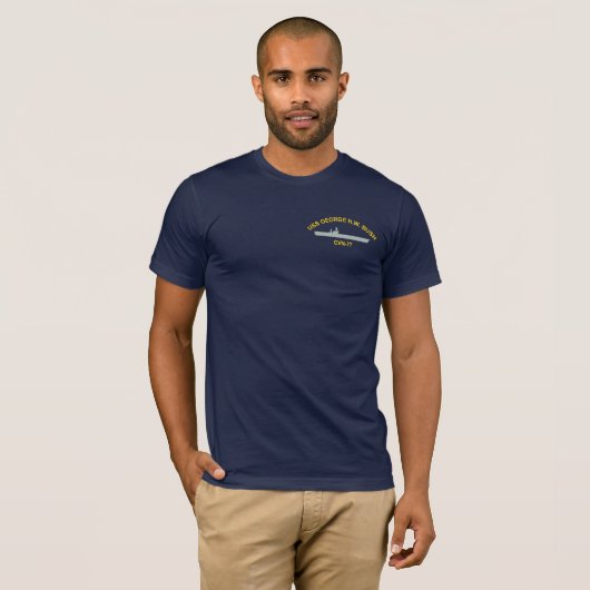 USS GEORGE H.W. STRUIK T-Shirt (Voorkant volledig)