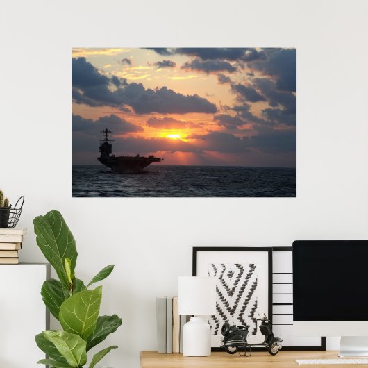 USS George Washington (CVN 73) Poster (Thuiskantoor)