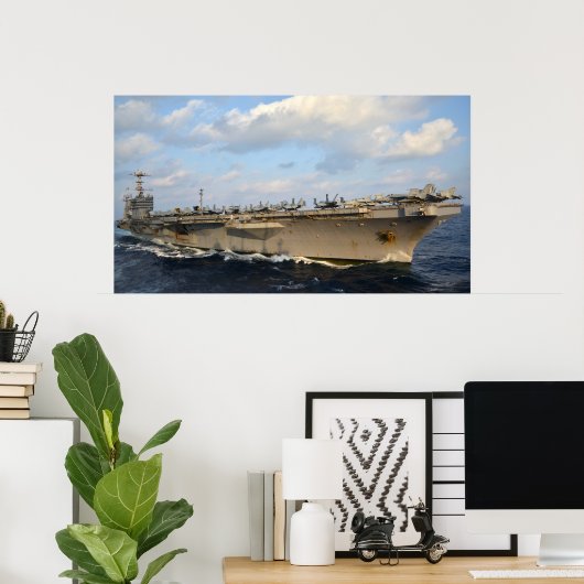 USS George Washington (CVN 73) Poster (Thuiskantoor)