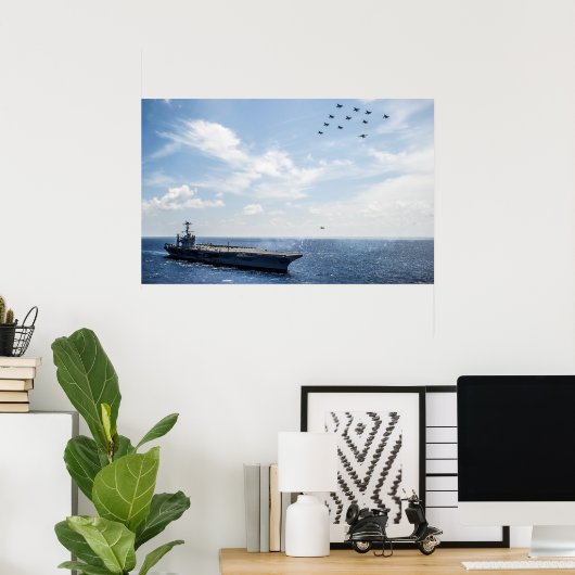 USS George Washington (CVN 73) Poster (Thuiskantoor)