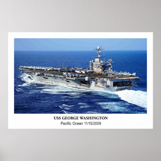 USS George Washington (CVN-73) Poster (Voorkant)