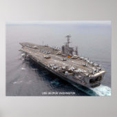 USS George Washington Poster (Voorkant)