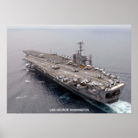 USS George Washington Poster (Voorkant)