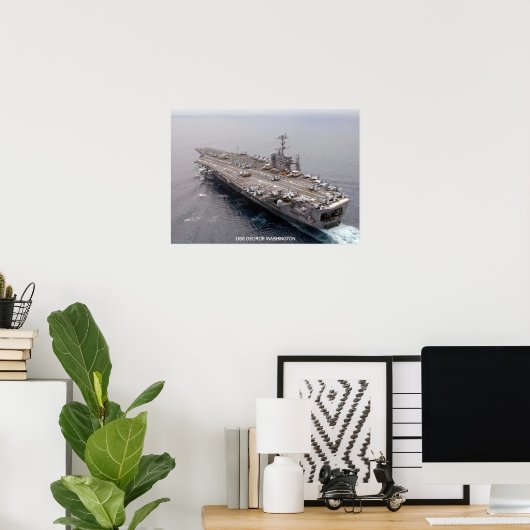 USS George Washington Poster (Thuiskantoor)