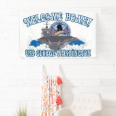 USS George Washington - Welkom thuis Spandoek (Insitu)