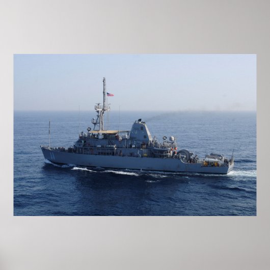 USS Gladiator (MCM 11) Poster (Voorkant)