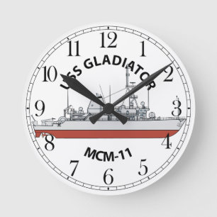USS Gladiator MCM-11 Ronde Klok