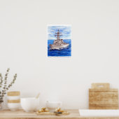 USS Gonzalez Poster (Keuken)