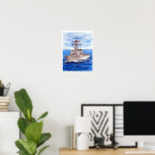 USS Gonzalez Poster (Thuiskantoor)