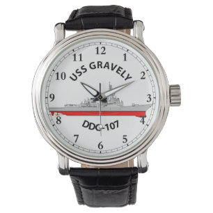 USS GRAVELY - DDG-107 - ARLEIGH BURKE WATCH HORLOGE