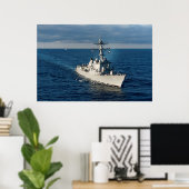 USS Gravely (DDG 107) Poster (Thuiskantoor)