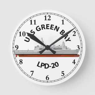 USS GREEN BAY, LPD-20, SAN ANTONIO RONDE KLOK