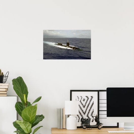 USS Greenville (SSN 772) Poster (Thuiskantoor)