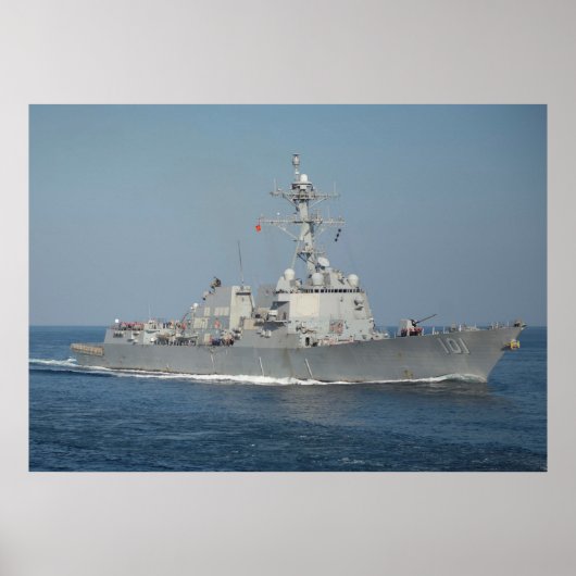 USS Gridley (DDG 101) Poster (Voorkant)