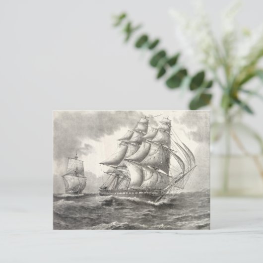 USS-grondwet Briefkaart (Staand voorkant)