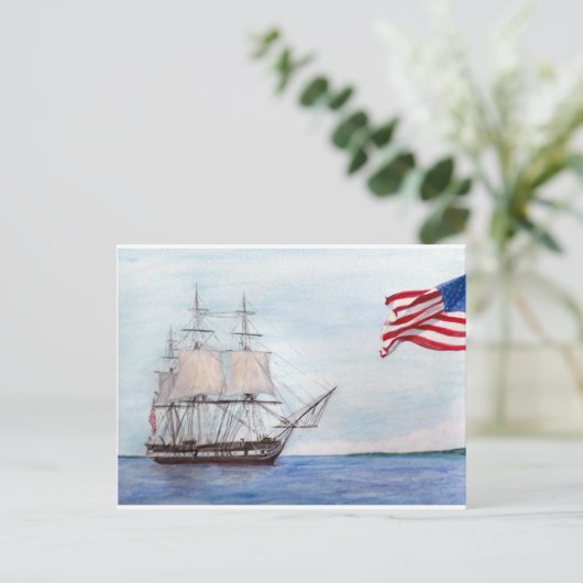 USS-grondwet Briefkaart (Staand voorkant)