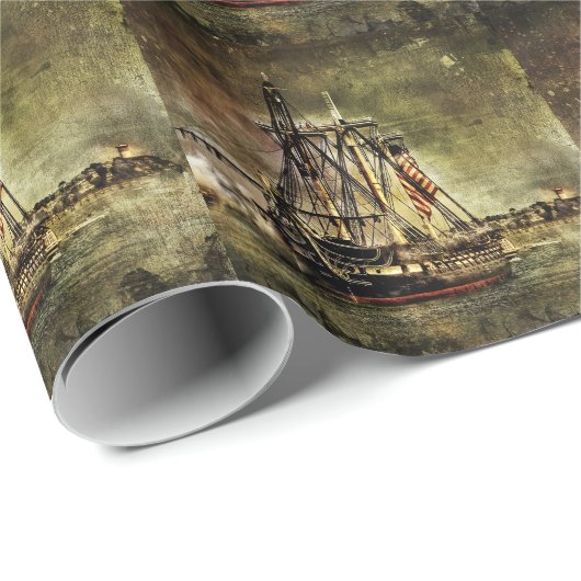 USS-grondwet Cadeaupapier (Rol Hoek)