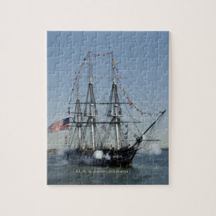 USS Grondwet Firming Cannons Legpuzzel