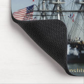 USS Grondwet Firming Cannons Muismat (Hoek)