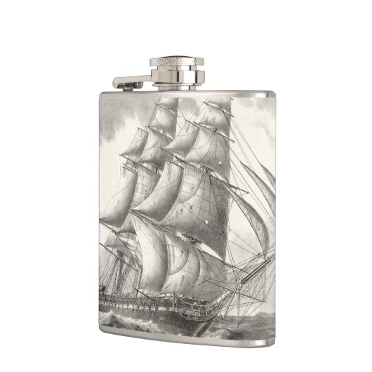 USS-grondwet Heupfles (Links)