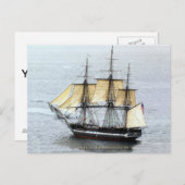 USS-grondwet in volledig masker Briefkaart (Voorkant / Achterkant)