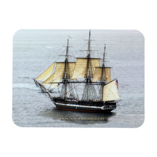 USS-grondwet in volledig masker Magneet