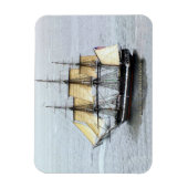 USS-grondwet in volledig masker Magneet (Verticaal)