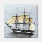 USS-grondwet in volledig masker Magneet (Voorkant)