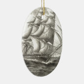 USS-grondwet Keramisch Ornament (Rechts)