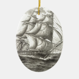 USS-grondwet Keramisch Ornament