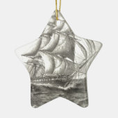 USS-grondwet Keramisch Ornament (Links)