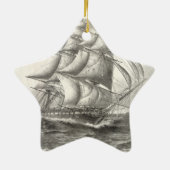 USS-grondwet Keramisch Ornament (Achterkant)