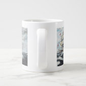 USS-grondwet leidt naar HM Frigate Guerriere Grote Koffiekop (Achterkant)