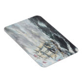 USS-grondwet leidt naar HM Frigate Guerriere Magneet (Rechterzijde)