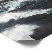 USS-grondwet leidt naar HM Frigate Guerriere Poster (Hoek)