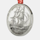 USS-grondwet Metalen Ornament (Links)