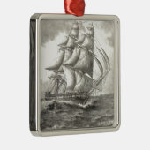 USS-grondwet Metalen Ornament (Rechts)